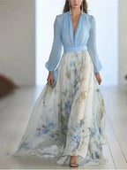 Ryza | Klassieke Bloemen Maxi Jurk
