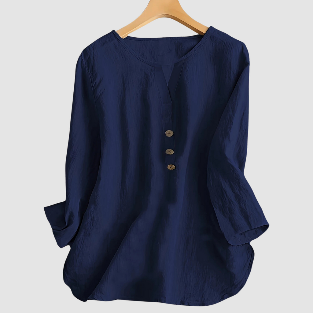 Melisa™ Casual Katoenen & Linnen Blouse