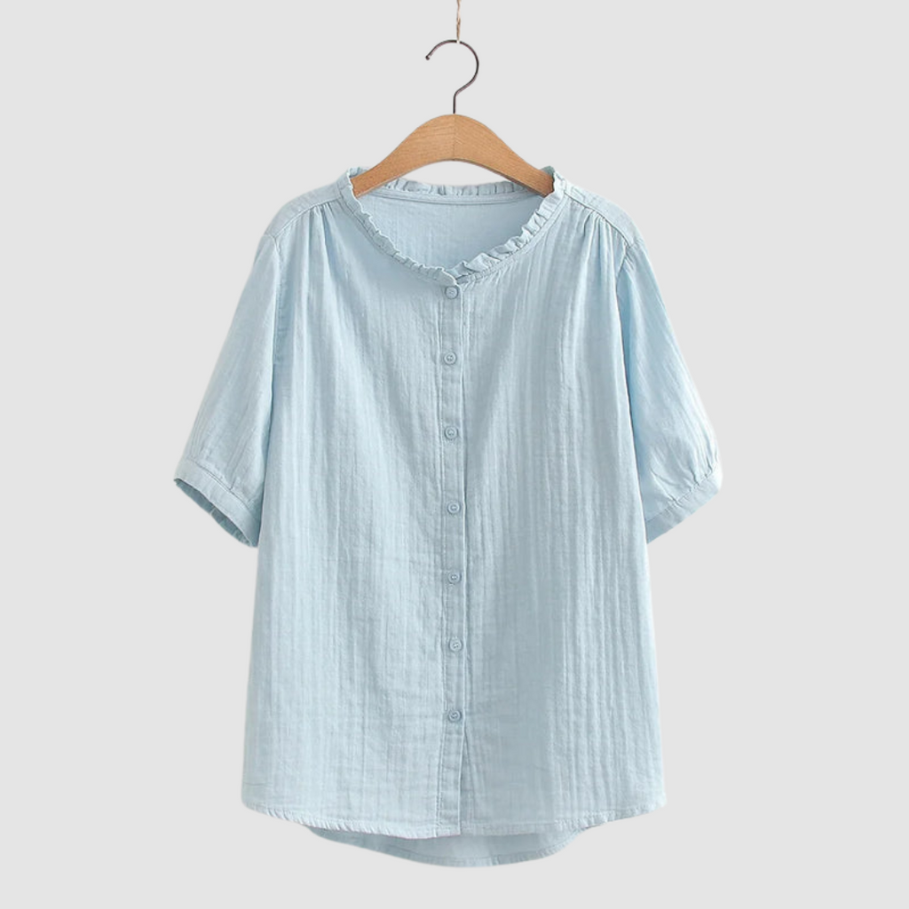 Megan™ Lichtgewicht Katoenen Shirt