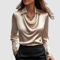 Celestine™ Elegante Satijnen Blouse