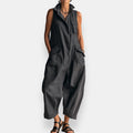 Janet™ Mouwloze Cargo Jumpsuit
