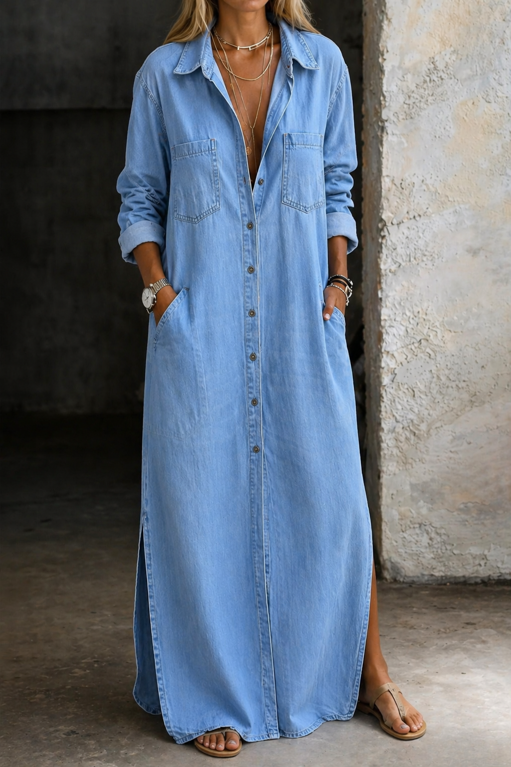 THEODORA | DENIM KNOPENKLEDING