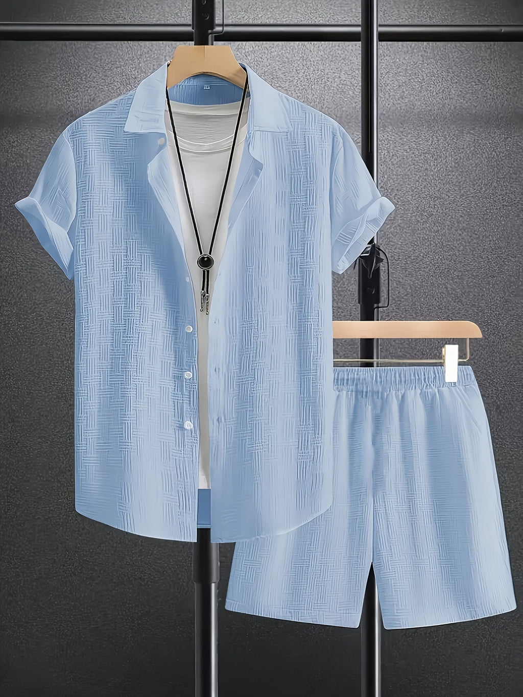 Miles | Textured Short Sleeve Set