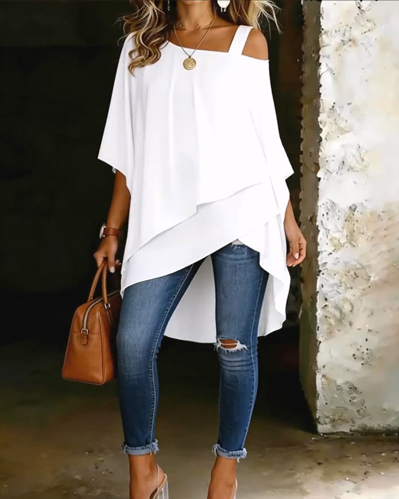 Amiyah™ Asymmetrische Blouse