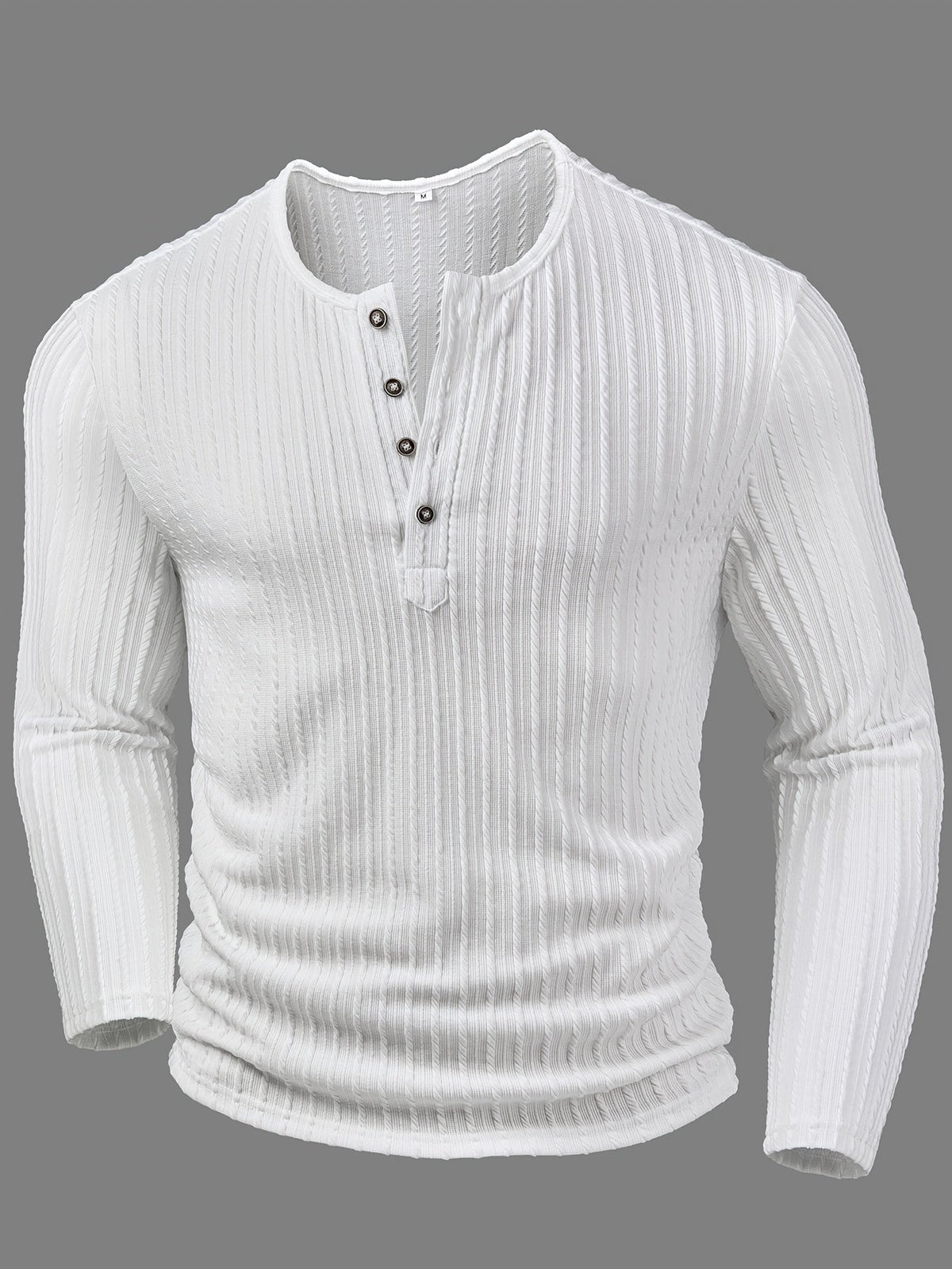 Wesley | Verfijnde Textuur Henley