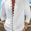 Grant | Ontspannen Staande Kraag Shirt