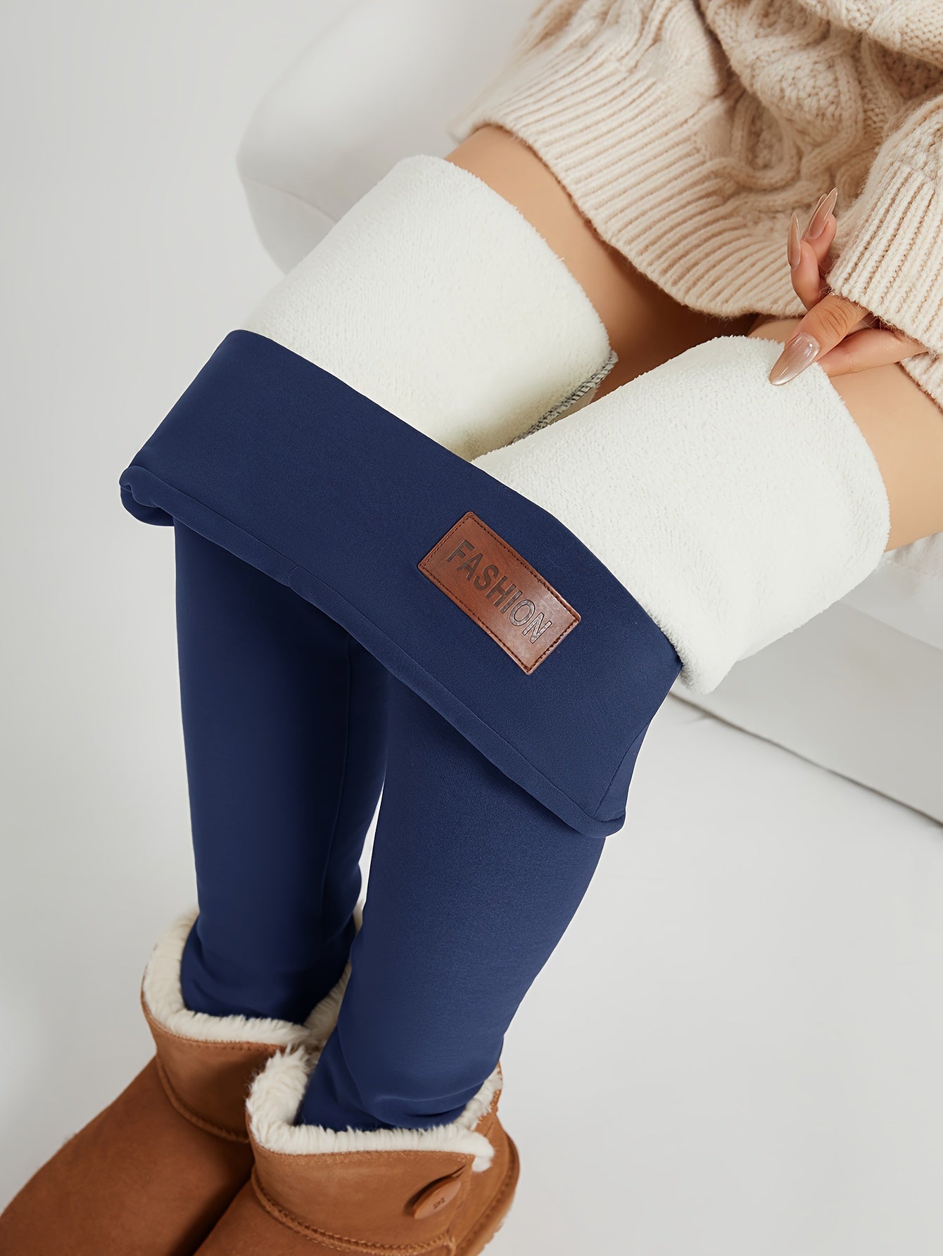 Thea | Hoge Taille Cozy Warme Leggings