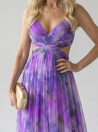 Isel™ Soft Wrap Maxi Jurk