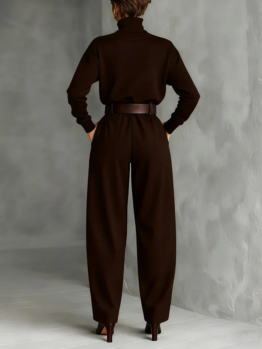 Jessica™ Elegante Top & Rechte Broek Set