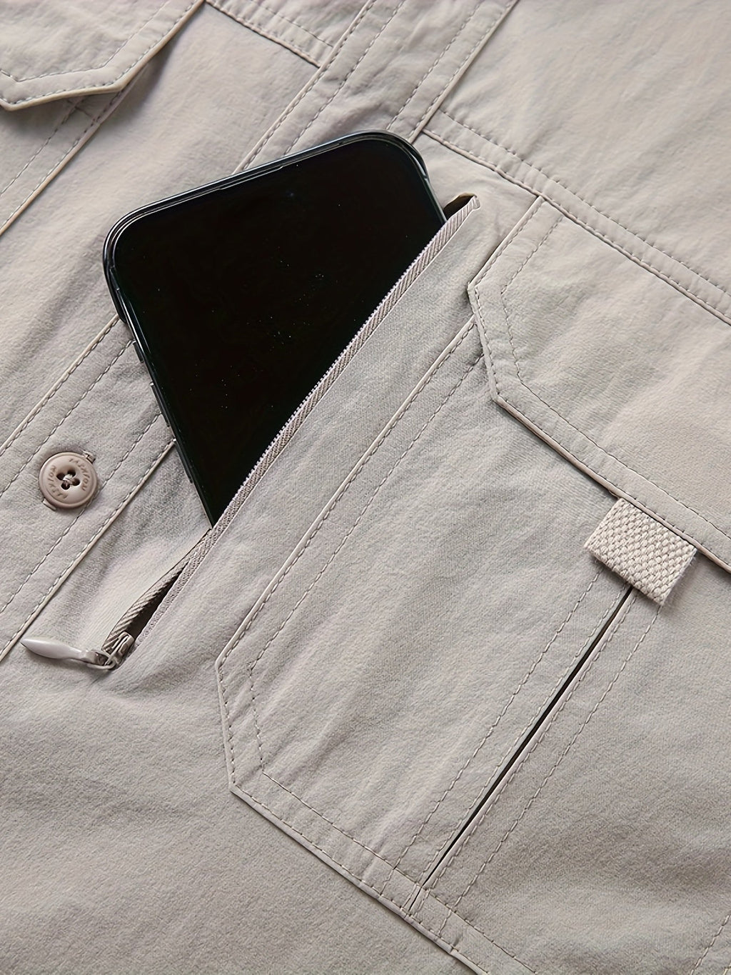 Damon | Robuuste Multi-Pocket Utility Shirt