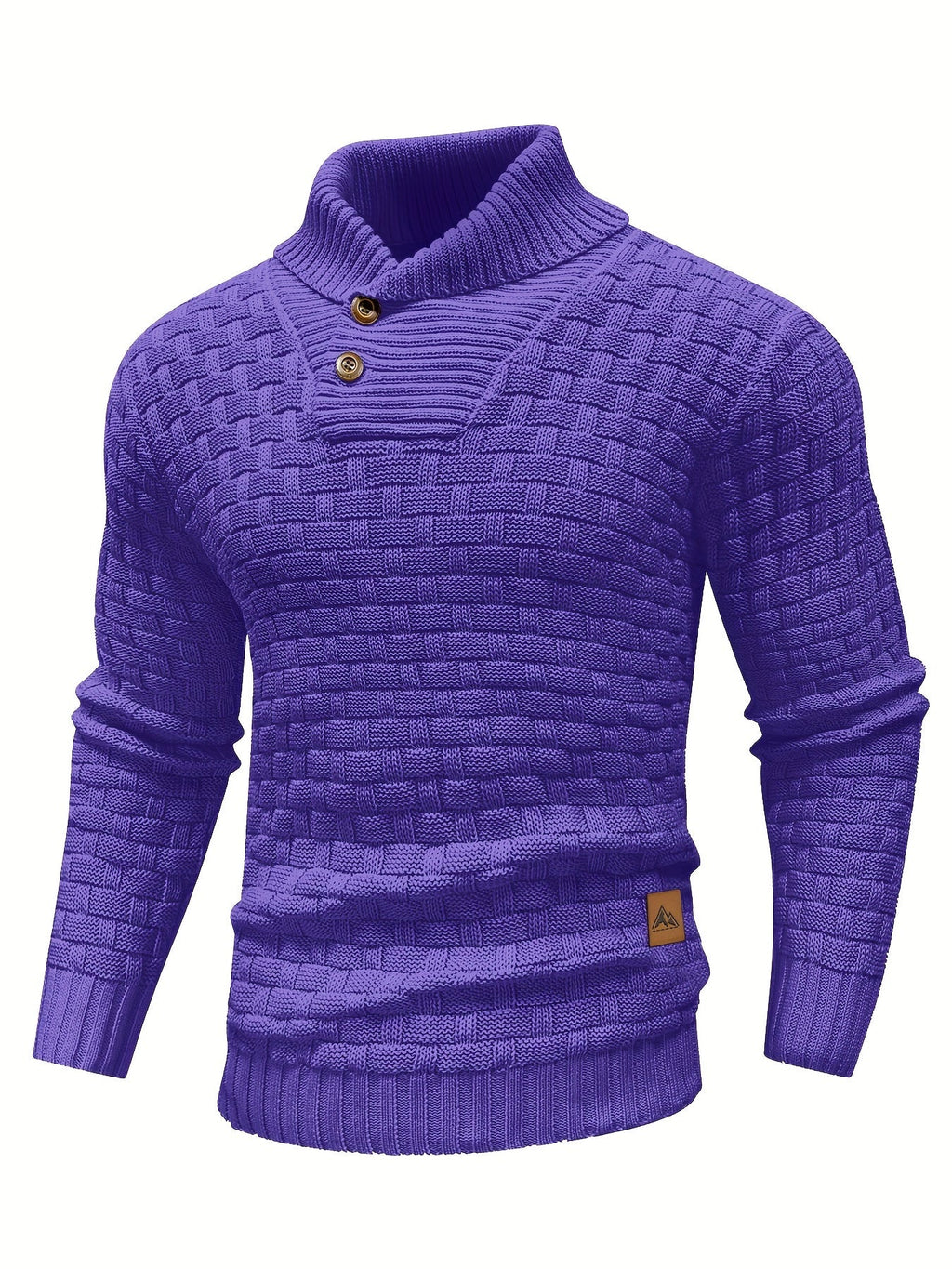Malcolm | Textured Shawl-Collar Sweater