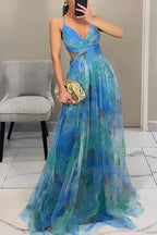 Giselle | Elegante Vloeiende Maxi Jurk