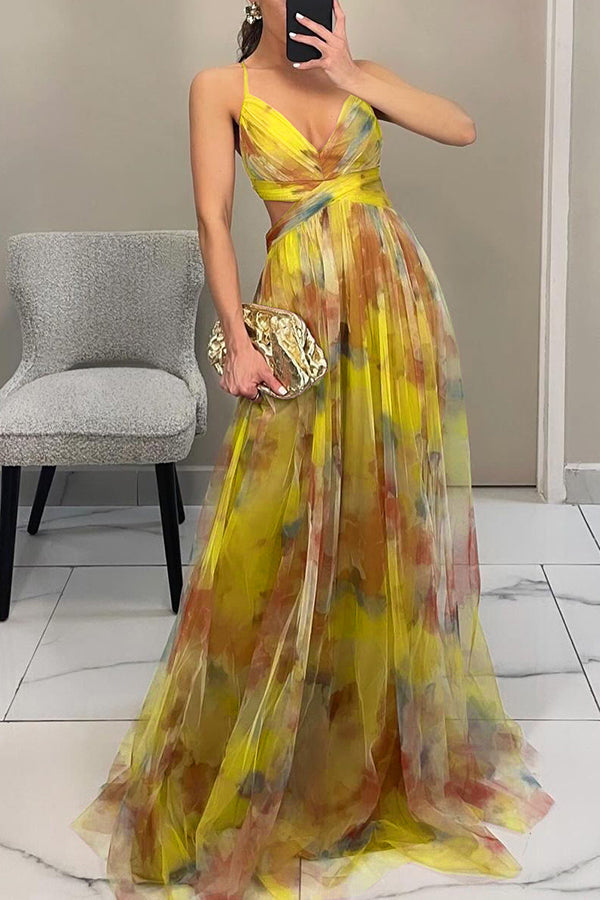 Giselle | Elegante Vloeiende Maxi Jurk