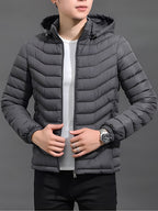 Silas | Gewatteerde Puffer Jacket met Kap