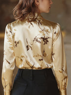 Monique™ Elegante Satijnen Blouse