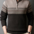 Gerard | Verfijnde Zip-Neck Trui