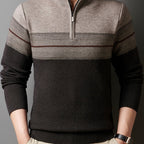 Gerard | Verfijnde Zip-Neck Trui
