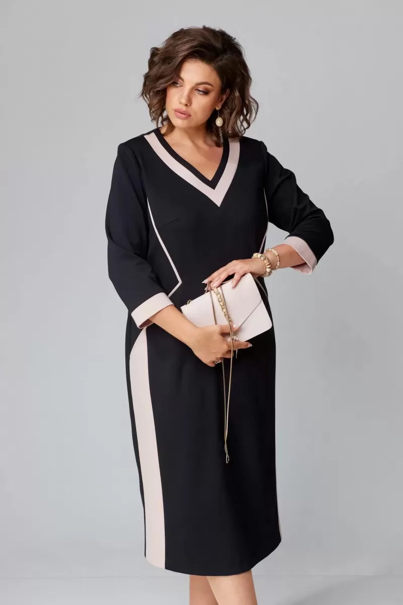 Alexa™ Elegante V-hals jurk