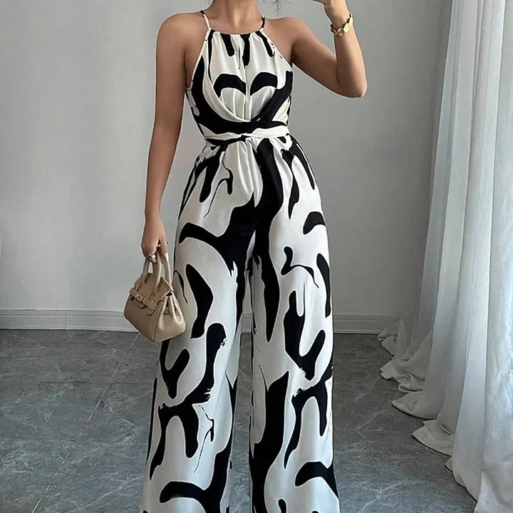 Jillanne™ Elegante Rugloze Jumpsuit