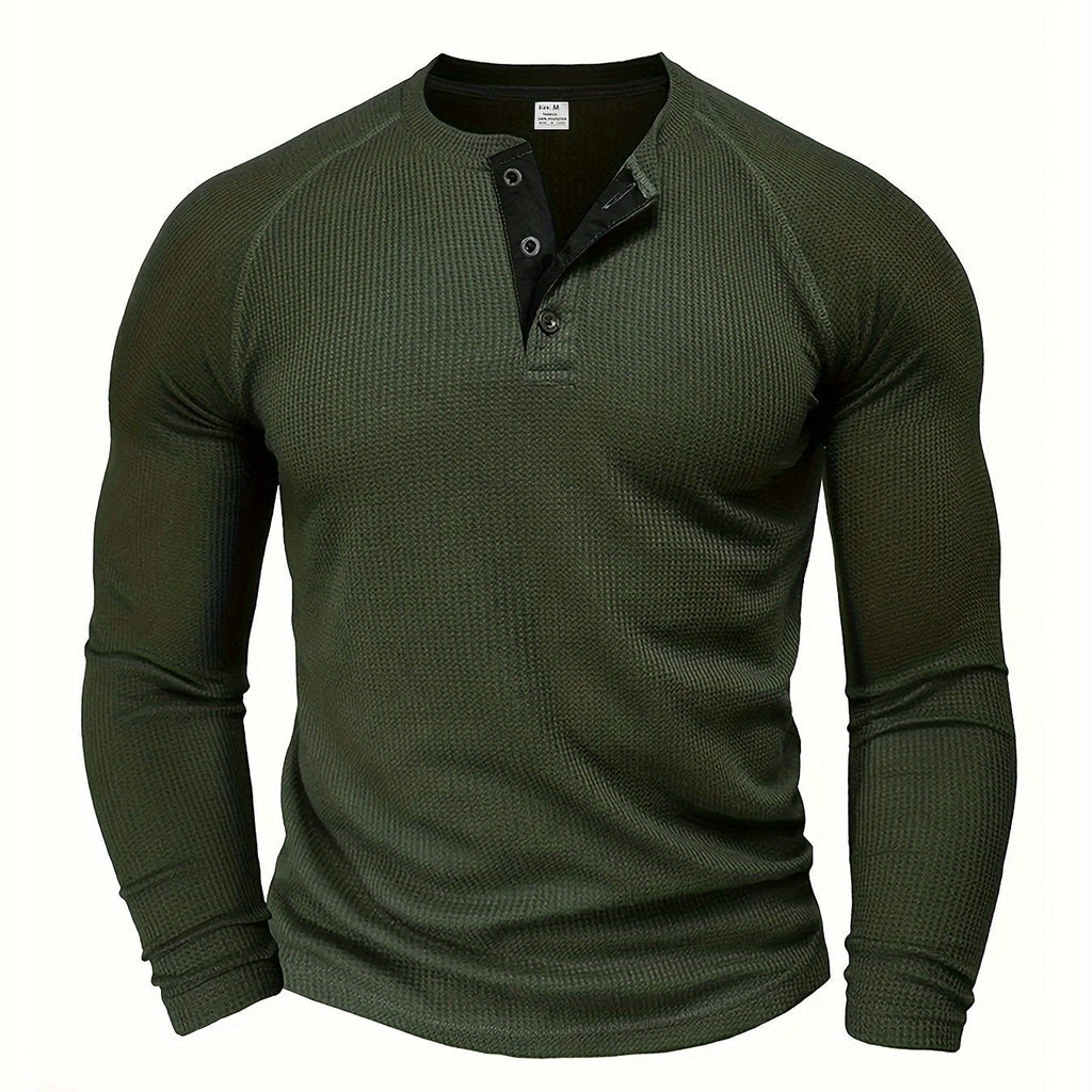 Jasper | Klassieke Knopsluiting Henley