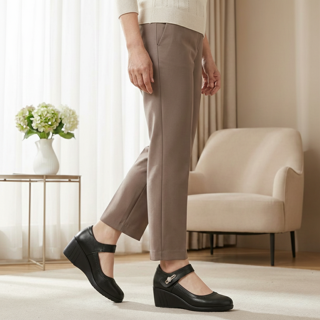 Monica | Klassieke Mid Heel Comfort Schoenen