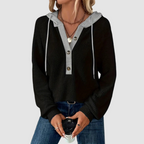 Trish™ Premium Gebreide Lange Mouwen Hoodie