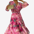 Sharrie™ Elegante Roze Jurk