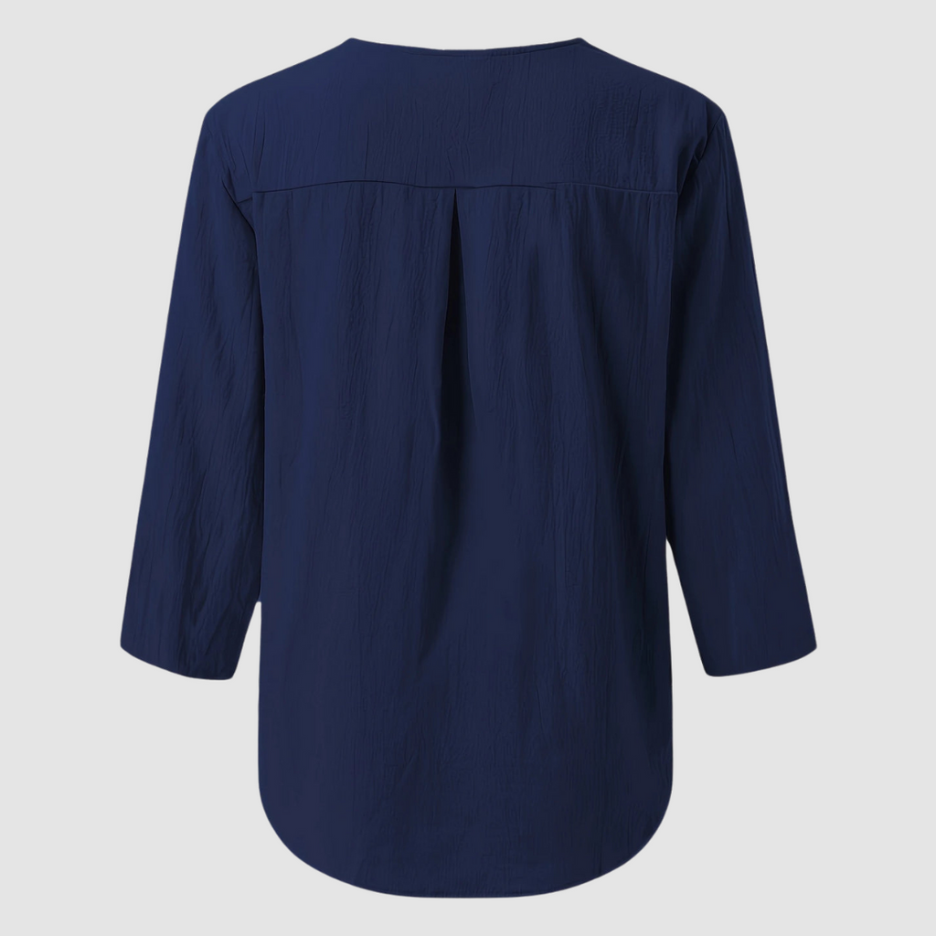Melisa™ Casual Katoenen & Linnen Blouse