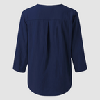 Melisa™ Casual Katoenen & Linnen Blouse