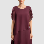 Cierra™ Elegante Chiffon Jurk
