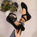 NOREEN | GESLOTEN TEEN WEDGE BALLET SCHOENEN