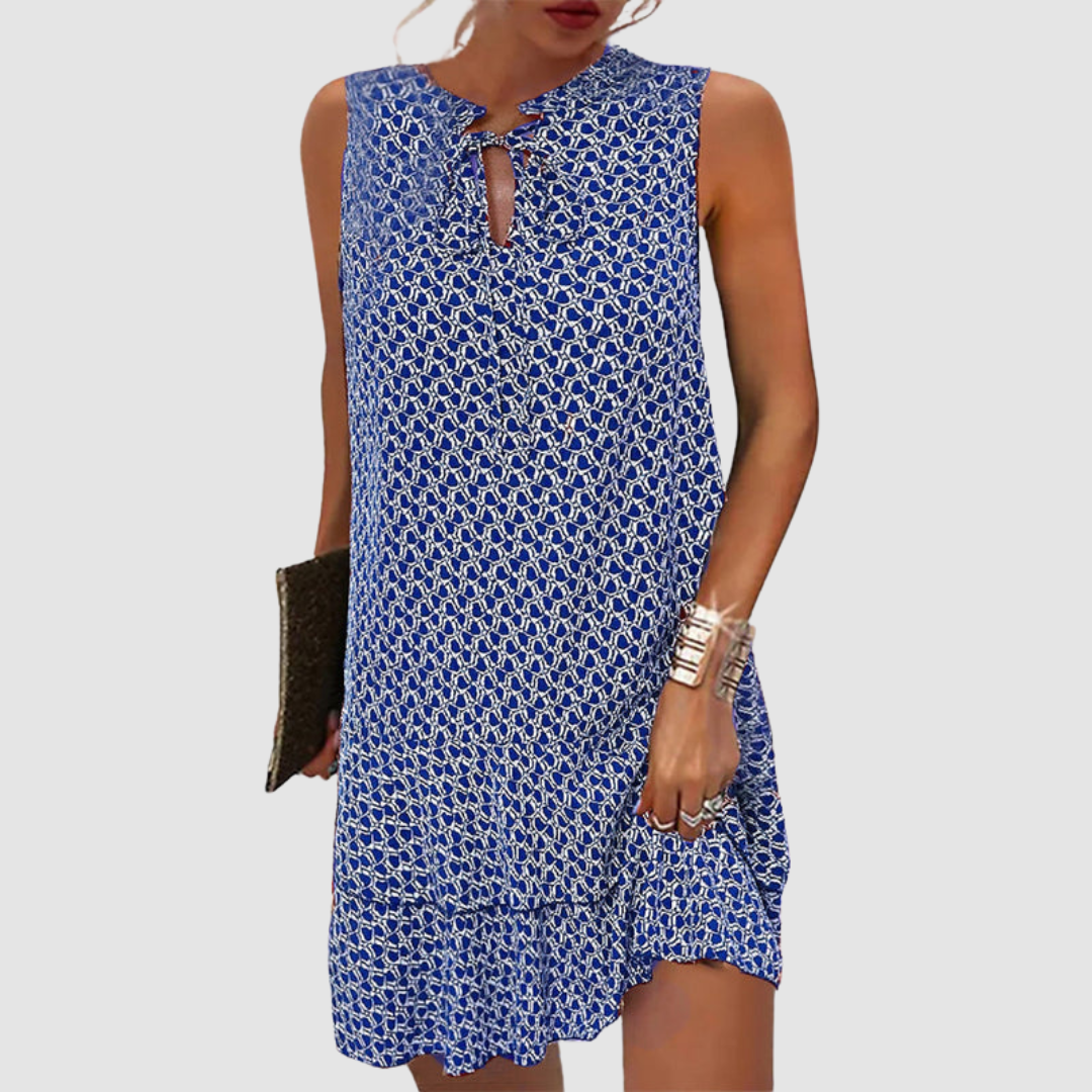 Leah | Ademendende Mouwloze Everyday Jurk