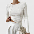 Denise™ Elegante Casual Lange Mouwen Top