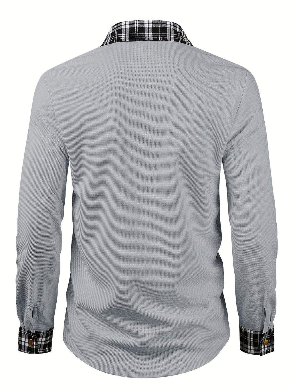 Spencer | Textured Contrast-Trim Shirt