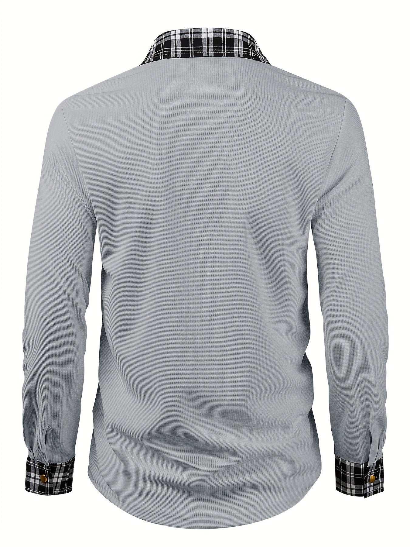 Spencer | Textured Contrast-Trim Shirt