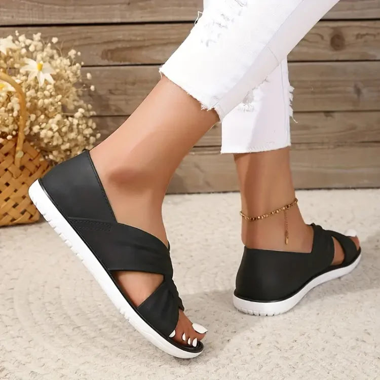 Delphine | Comfortabele Cross-Strap Sandalen