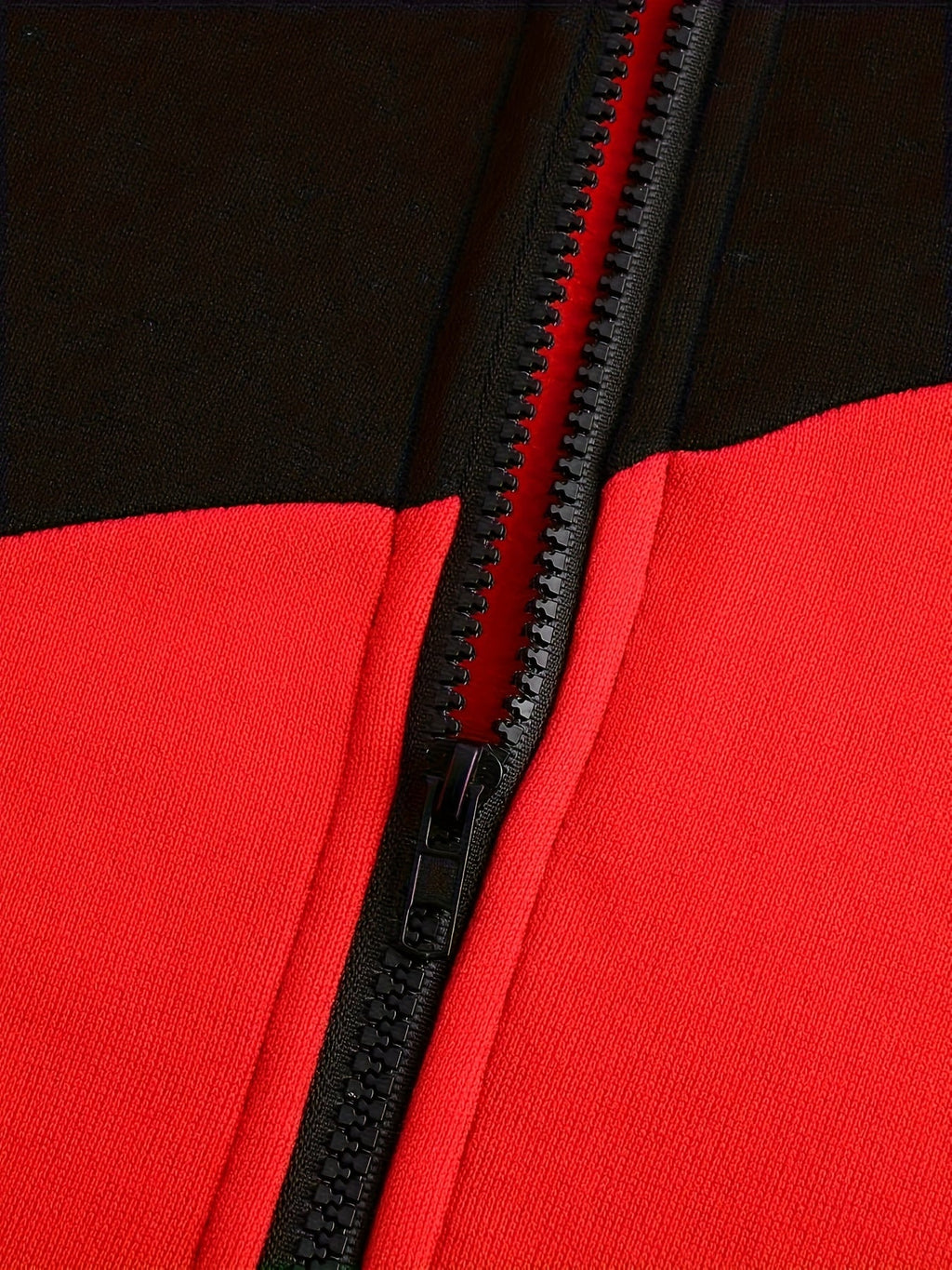 Carter | Kleurblok Rits-Op Hoodie Jacket
