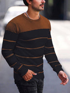 Bennington | Klassieke Gestreepte Crewneck Trui