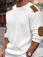 Desmond | Textured Contrast Pullover
