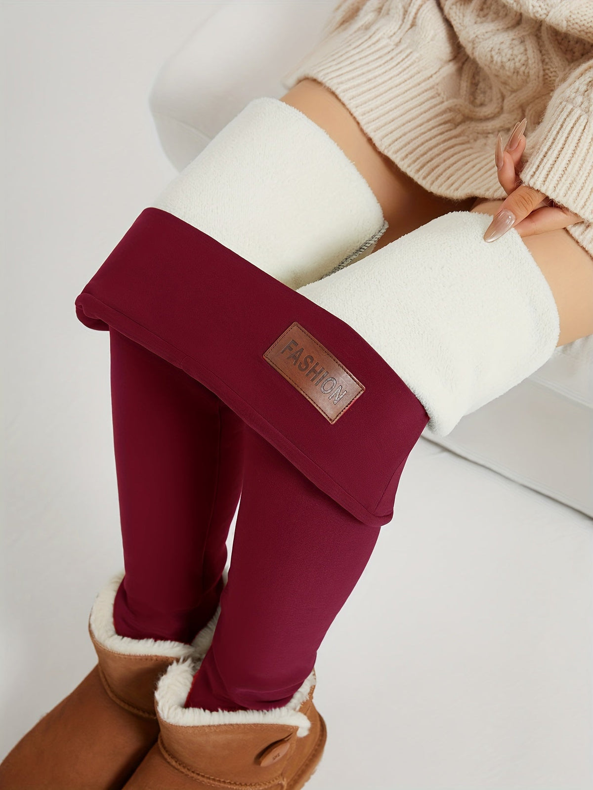 Thea | Hoge Taille Cozy Warme Leggings