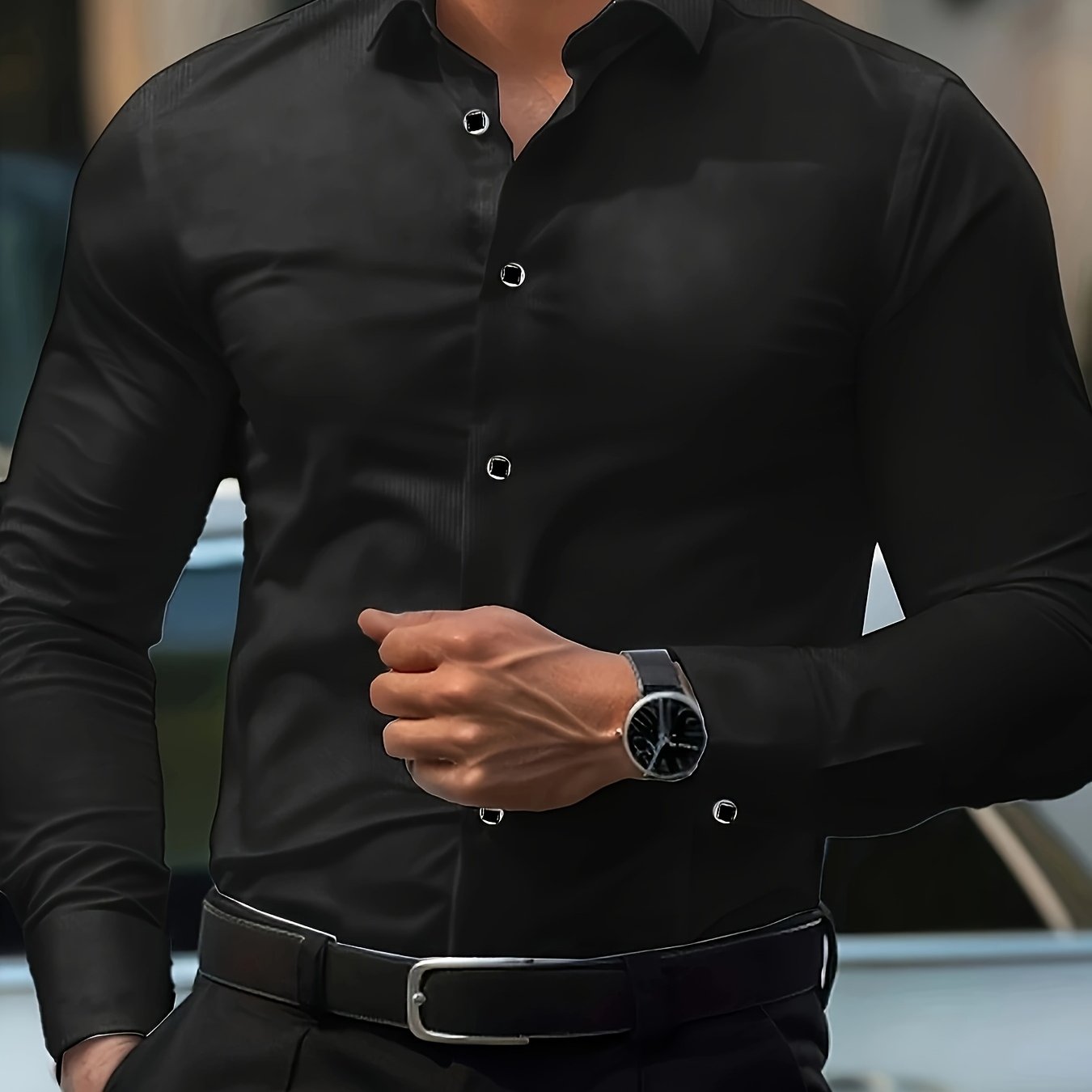 Quentin | Verfijnde Slim-Fit Overhemd