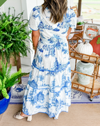 Esther™ Classic Toile Maxi Jurk