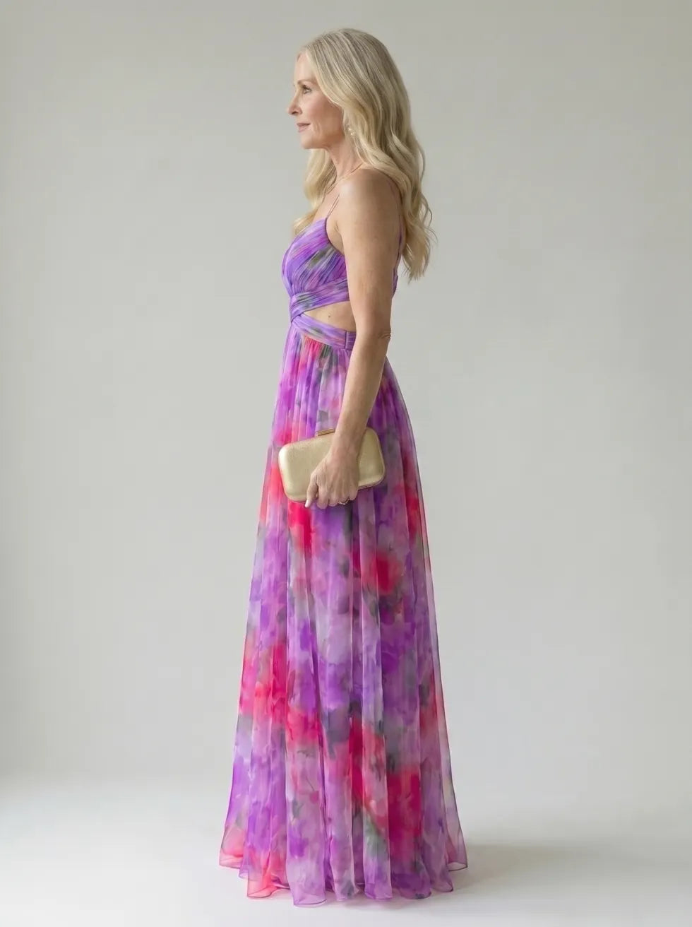 Isel™ Soft Wrap Maxi Jurk