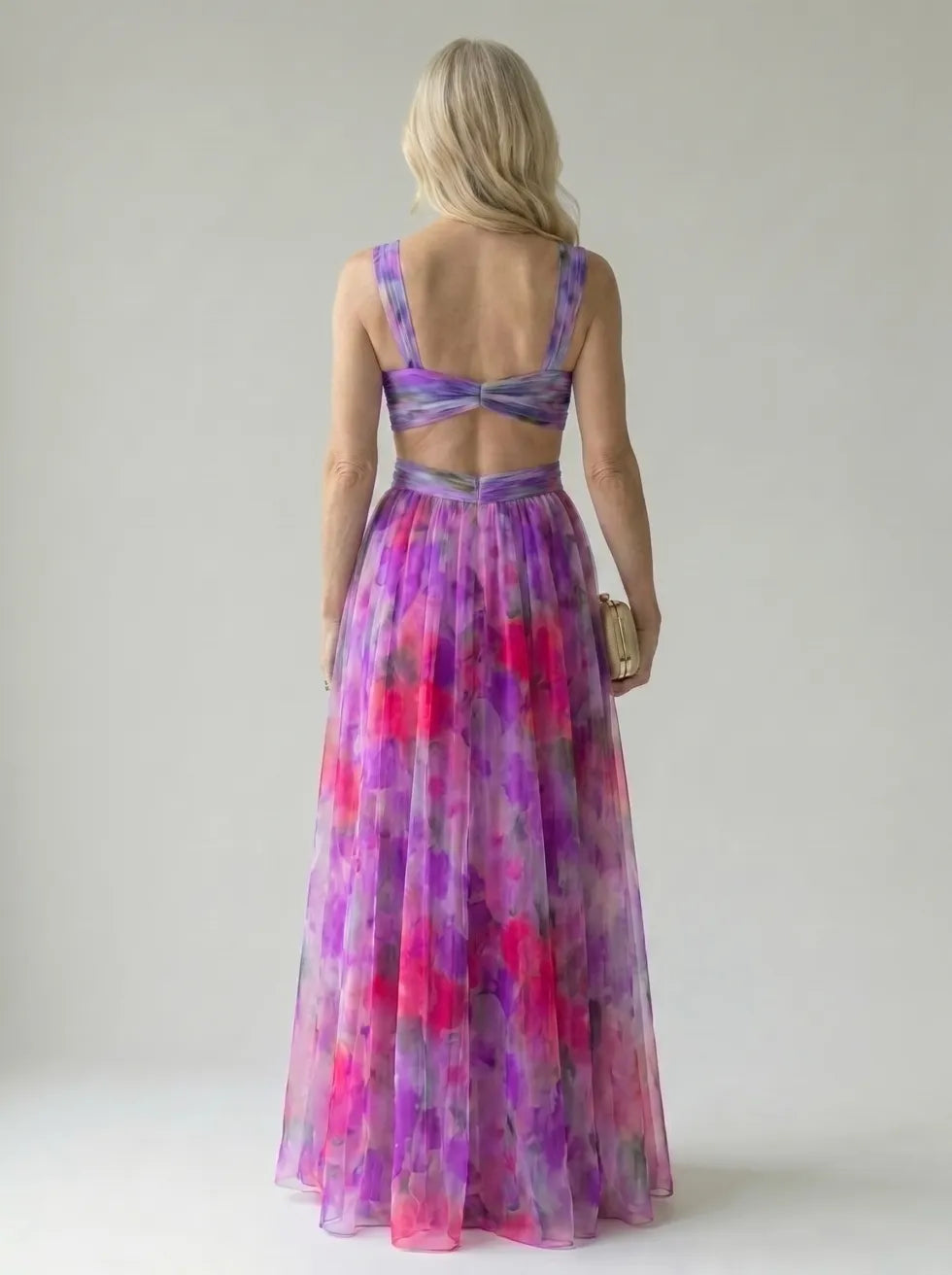 Isel™ Soft Wrap Maxi Jurk