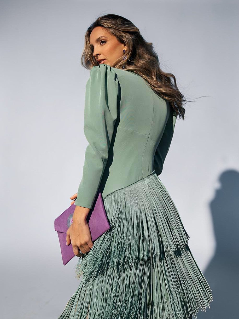 Regina™ Elegante Franje Jurk