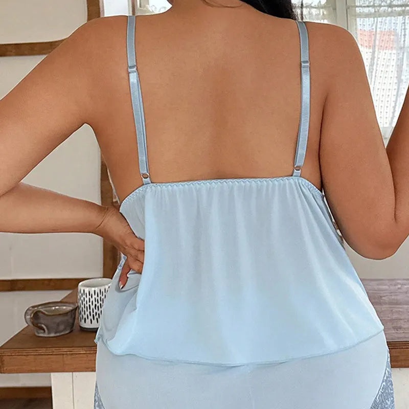 TRUDY | PYJAMA SET MET KANTEN RAND