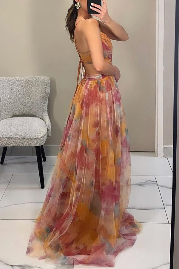 Giselle | Elegante Vloeiende Maxi Jurk