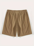 Harrison | Textured Drawstring Casual Shorts