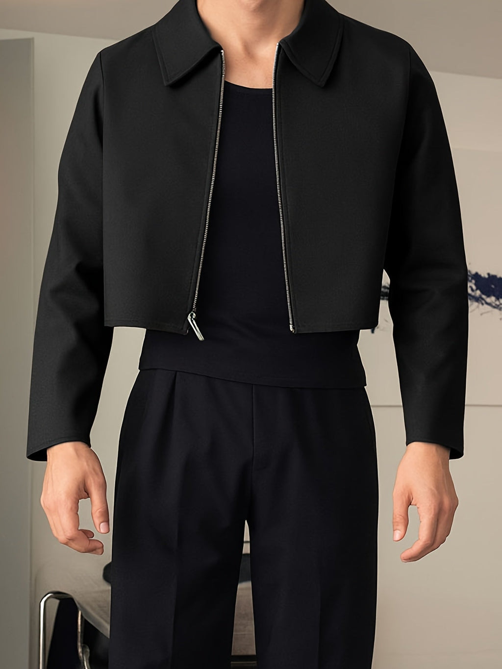 Alden | Moderne Cropped Zip Jacket