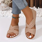 Delphine | Comfortabele Cross-Strap Sandalen